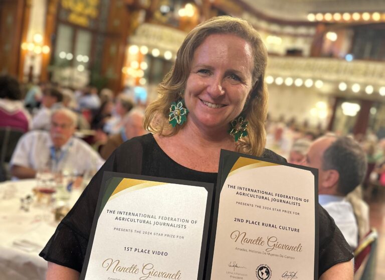 Periodista agropecuaria argentina premiada a nivel mundial