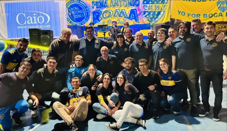 La Peña de Boca «Antonio Roma» celebró sus 60 años