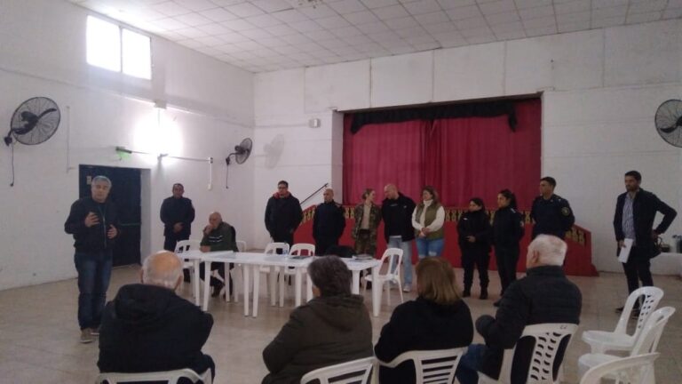 En Quiroga trataron la seguridad y el tránsito