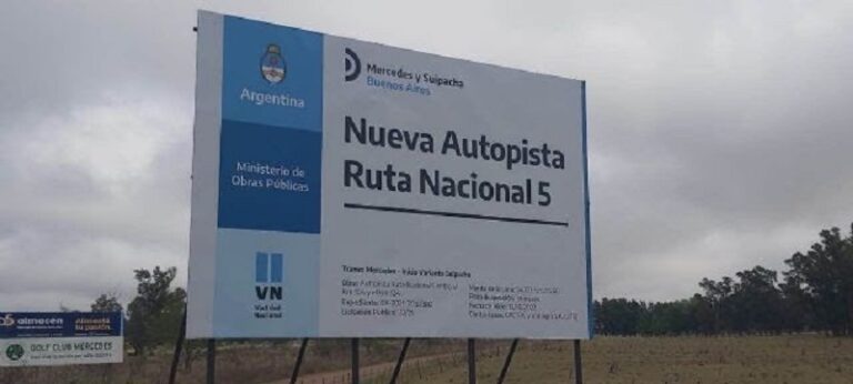 Reanudación de las obras de la Autovía Ruta 5