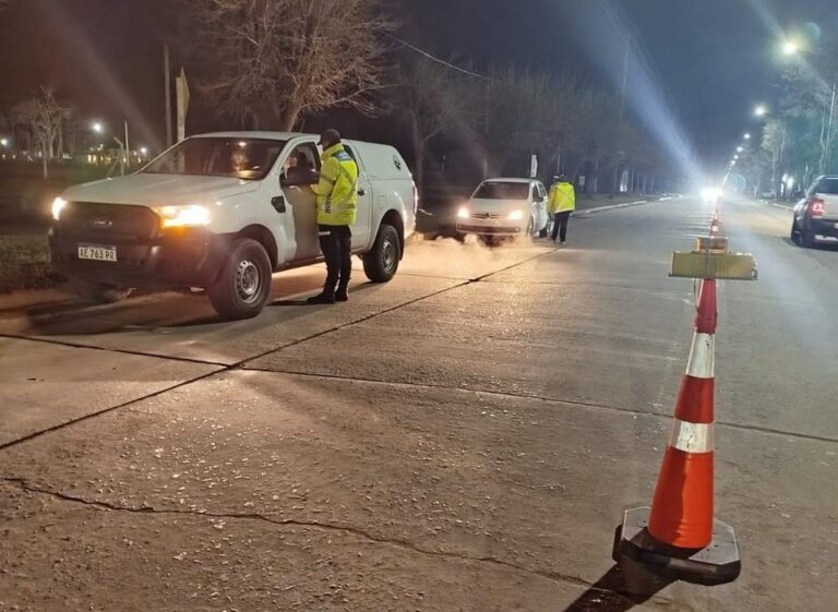 Operativos de tránsito en la Ciudad de 9 de Julio