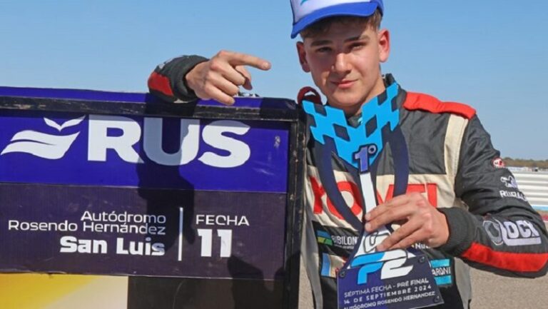 F2 Argentina: Santiago Baztarrica recuperó la punta del Campeonato