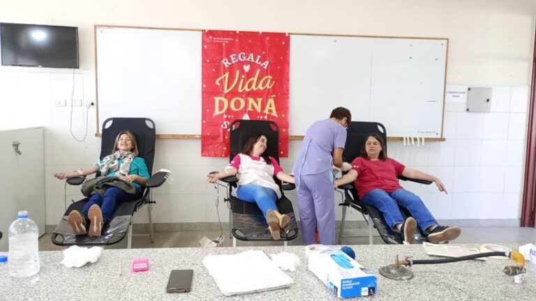 Colecta de Sangre: buena respuesta en la Escuela Nº8