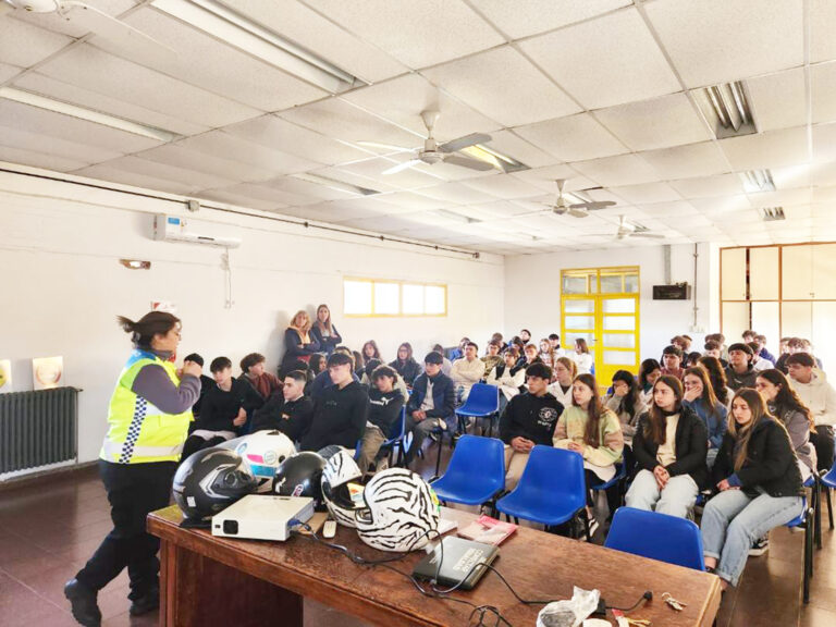 Educación Vial: siguen las charlas en las escuelas