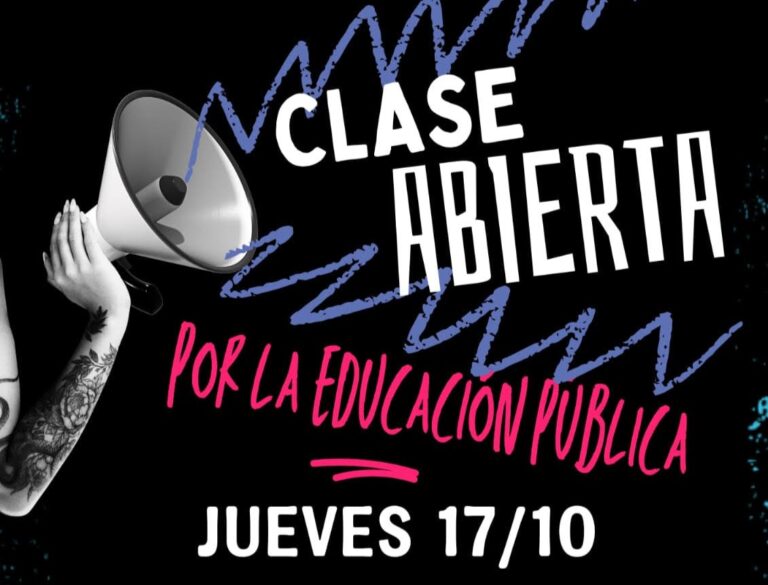 Clase Abierta, por la Educación Pública