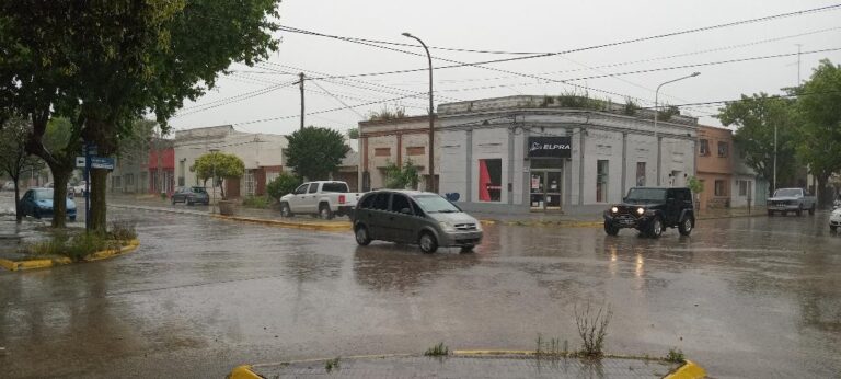 Lluvia: en 9 de Julio con mayor intensidad dentro de la región