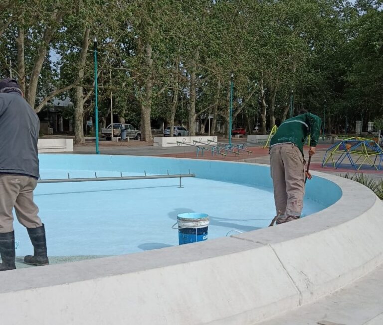Parque «San Martín»: tareas de mejoras y mantenimiento