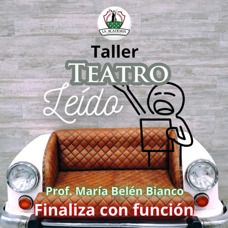 La Academia: Taller de Teatro Leído, con textos del género cómico