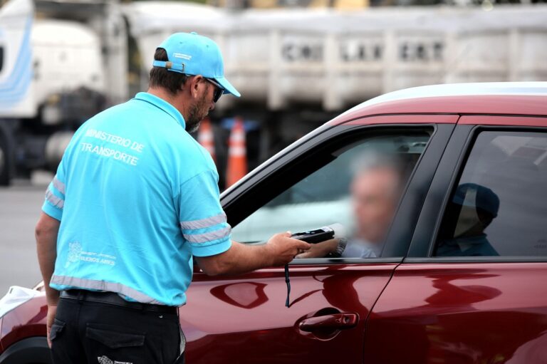 Transporte: más de 10 mil pruebas de alcoholemia en un mes