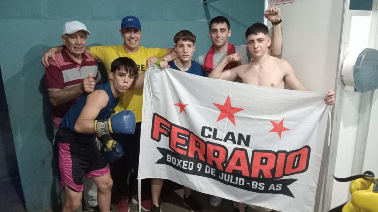Boxeo: el Clan Ferrario presente en Casares