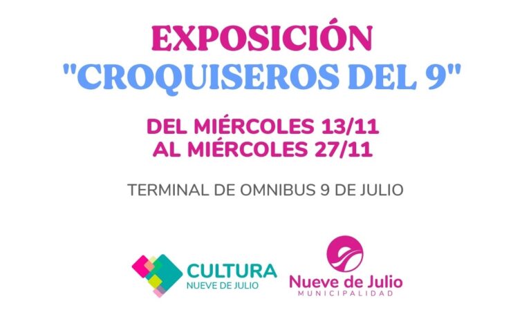 Exposición de dibujos en La Terminal de Ómnibus