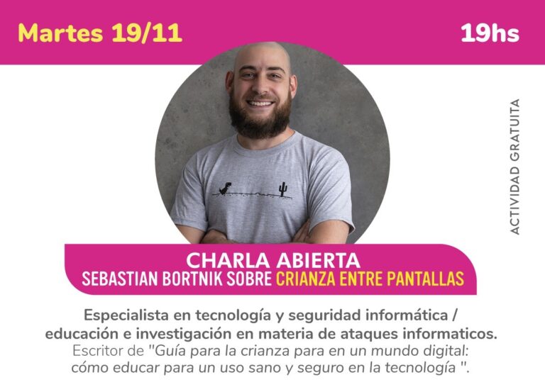 Charla sobre Grooming: para adolescentes y padres