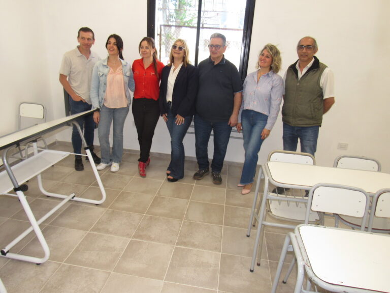 Inauguraron dos aulas en la Escuela Otto Krause