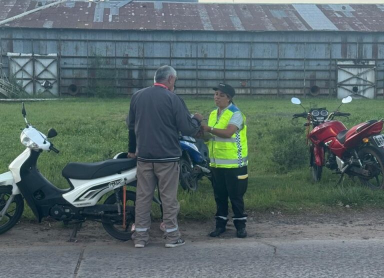 Tránsito: secuestraron 33 motos y 1 camioneta