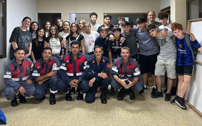 Newlands agradece a Bomberos Voluntarios por capacitación en reanimación