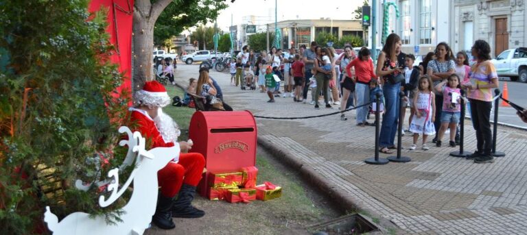 La presencia de «Papá Noel»: amplia respuesta a la convocatoria