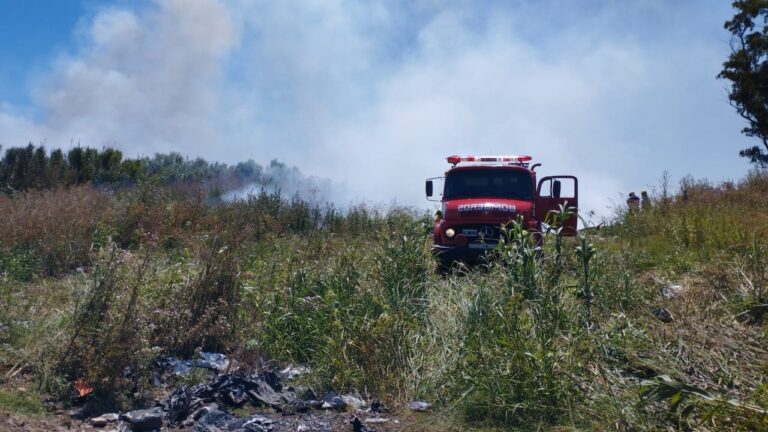 Incendio en el Basural de Naón