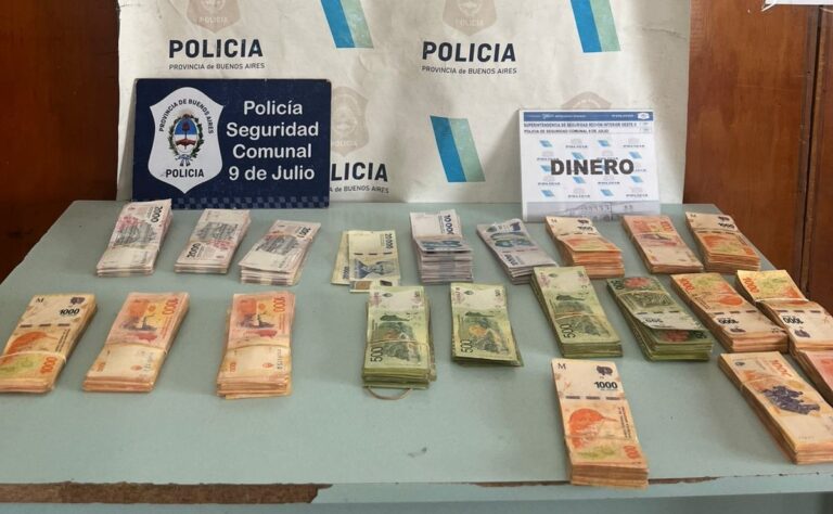 Robo en el Club Libertad: recuperaron más de 3 millones