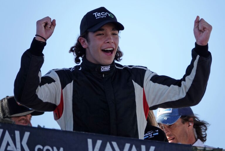 Bautista Damiani corre en el TC Pista