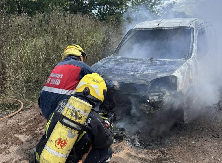 Incendios: acudieron Bomberos de 9 de Julio