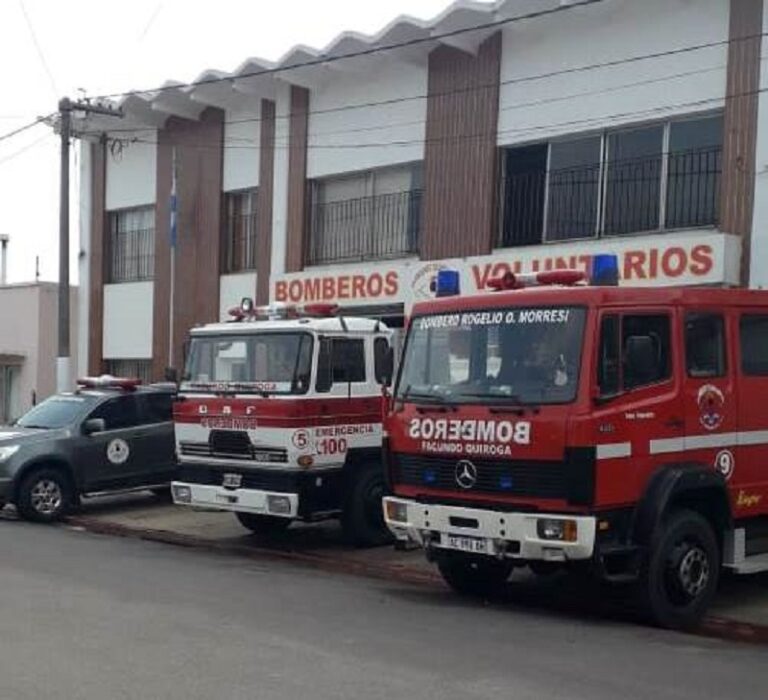 Intensa labor de Bomberos de Quiroga