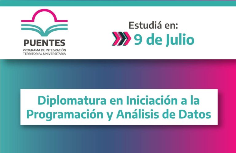 Diplomatura: iniciación a la Programación y Análisis de Datos