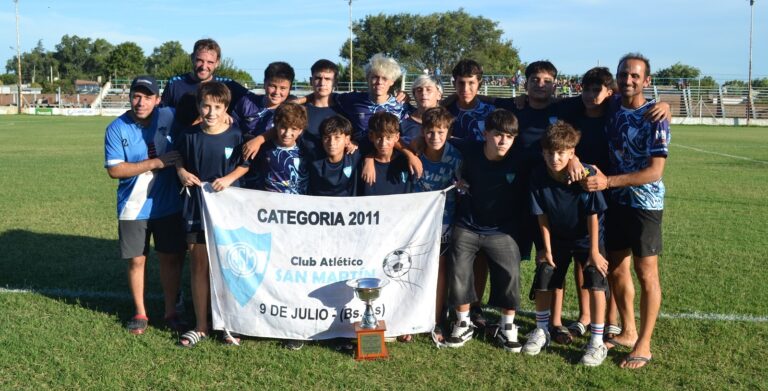 La categoría 2011 de Club San Martín ganó la Copa de Plata
