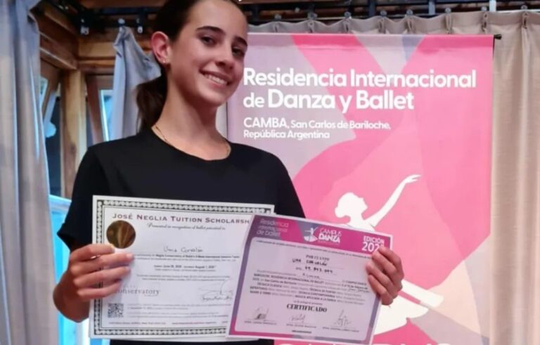 Ballet: Uma Corvalán ganó una beca de Estados Unidos