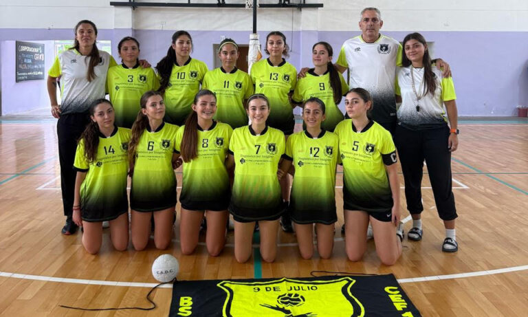 El equipo de 9 de Julio Sub Campeón Provincial en Cestoball