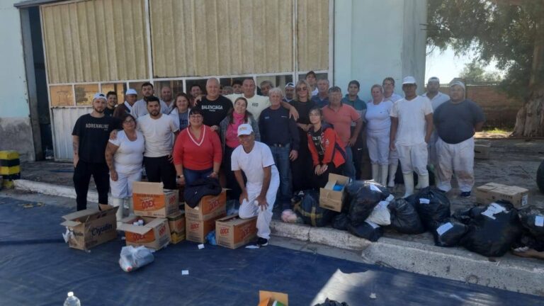 Llegaron a Bahía Blanca las donaciones de 9 de Julio