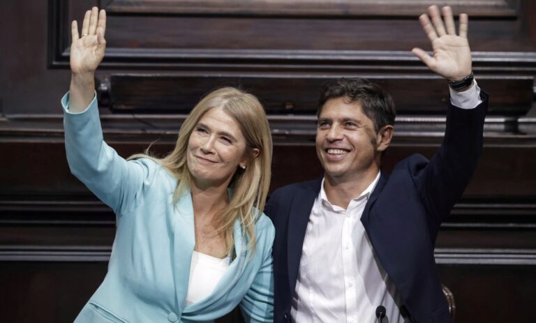 Kicillof dejó su discurso en la Asamblea Legislativa
