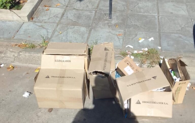 Limpieza de calles: pedido de solidaridad y respeto