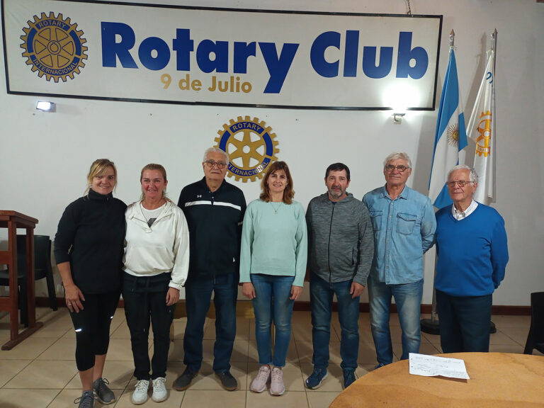 Rotary Club 9 de Julio realiza una colecta para Bahía Blanca