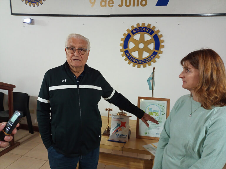 Rotary Club 9 de Julio continúa con la campaña «Creciendo juntos»