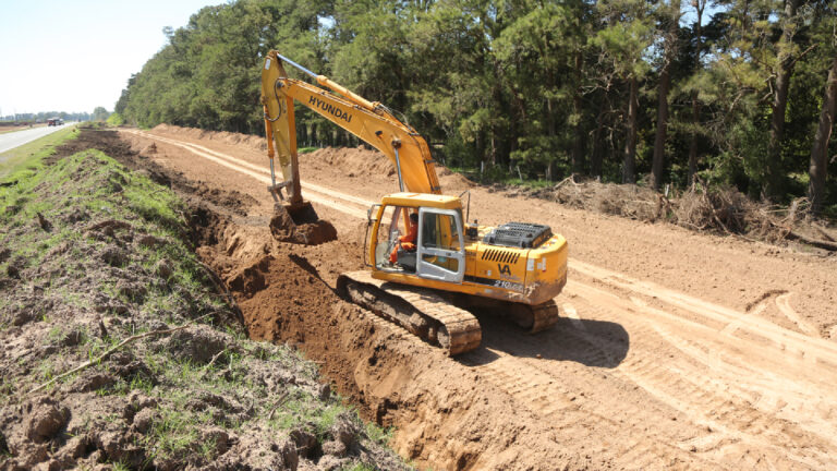 Ruta 5: siguen los trabajos en Suipacha