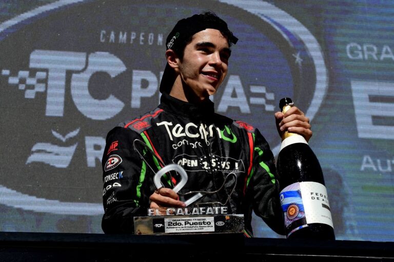 Bautista Damiani fue segundo en el TC Pista