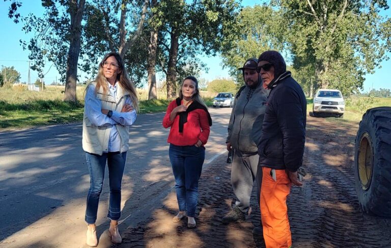 Obras de bacheo en la localidad de Dudignac