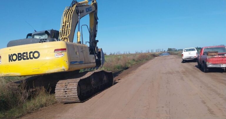 Trabajos de reconstrucción de caminos