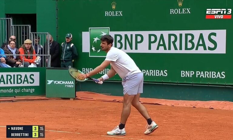 Mariano Navone no pudo avanzar en Monte-Carlo
