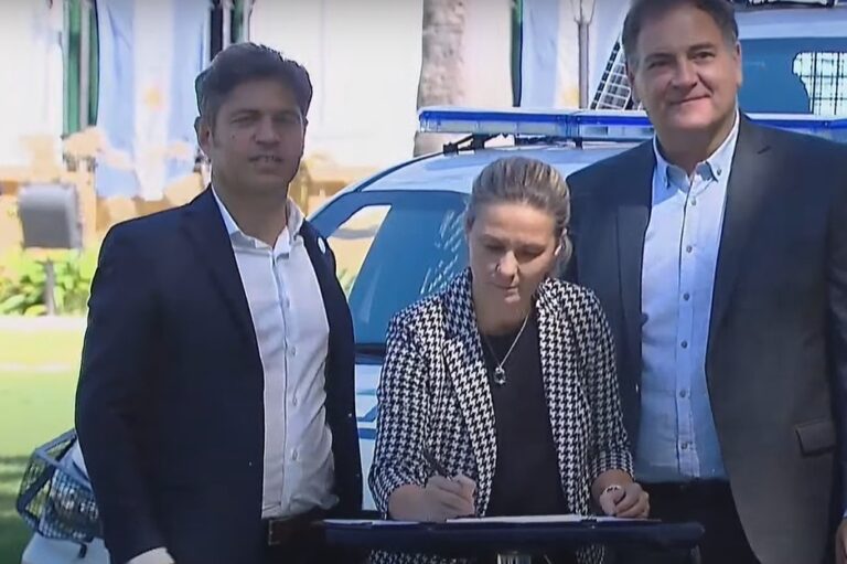 Fondo de Seguridad: Gentile firmó el convenio con Kicillof