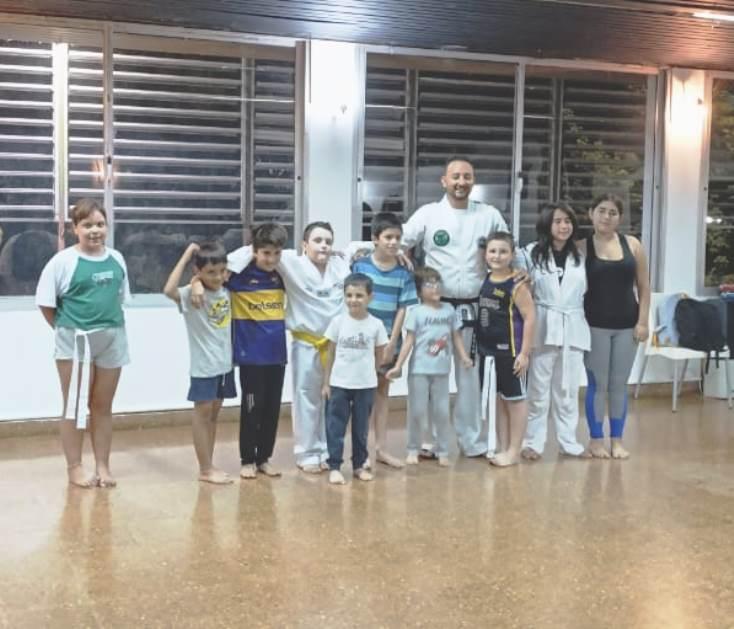 En el Club Atlético 9 de Julio se reinició la actividad del Taekwondo