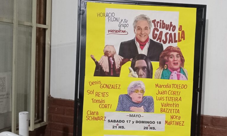 Horacio Filoni le rinde tributo a Antonio Gasalla