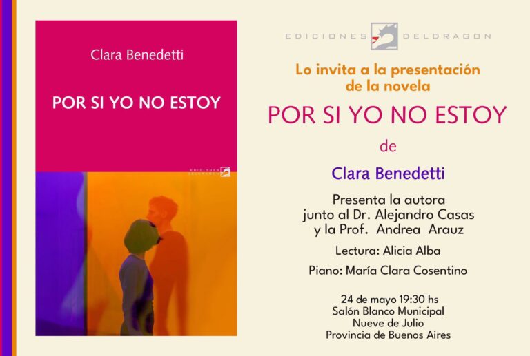 Clara Benedetti presenta su última novela