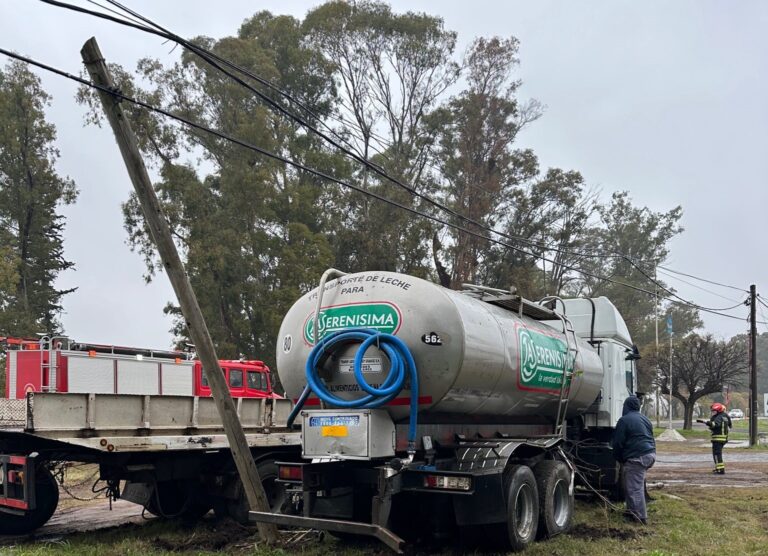 Ruta 5: se rozaron dos camiones