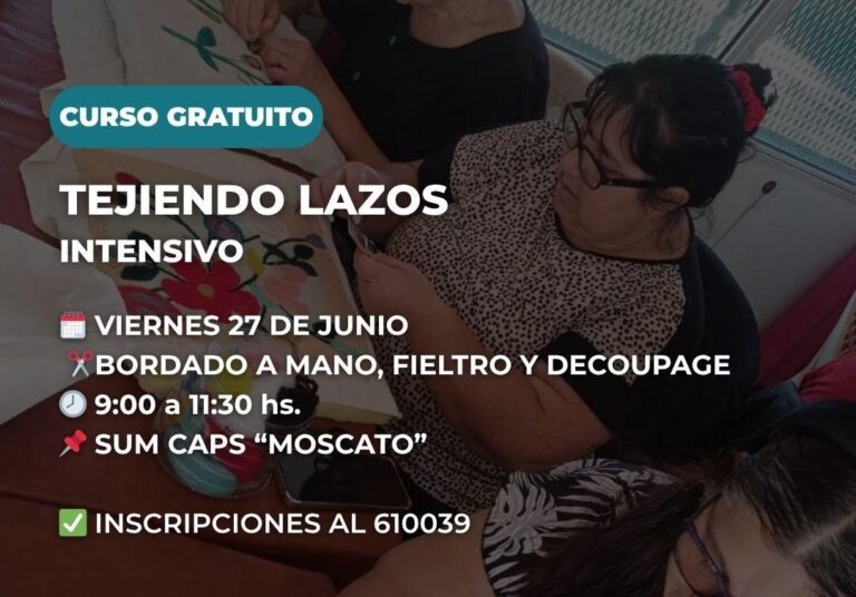 Taller intensivo, este viernes
