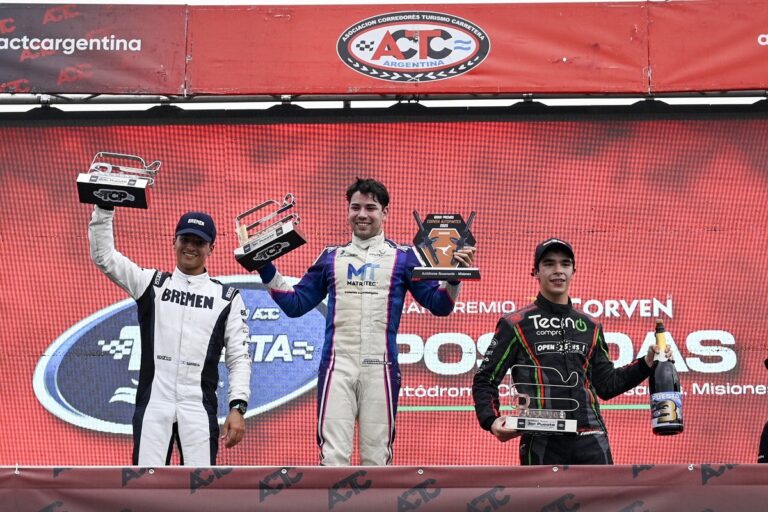 Bautista Damiani hizo podio en el TC Pista