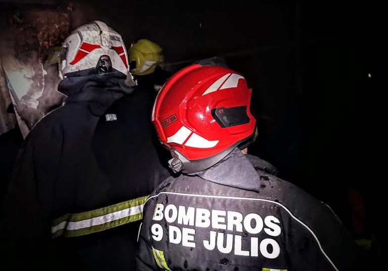 Intervenciones de Bomberos Voluntarios de 9 de Julio