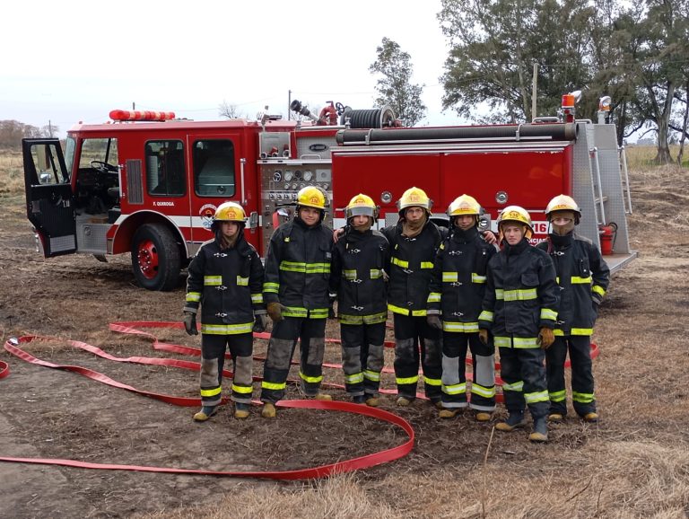 Capacitación de Bomberos en Quiroga