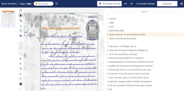 ¿Transkribus, ChatGPT, Gemini o eScriptorium?: herramientas de la IA para el estudio de manuscritos vinculados con la historia de 9 de Julio