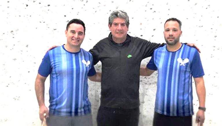 Pelota a Paleta: la pareja del Club Atlético finalista de la Provincia